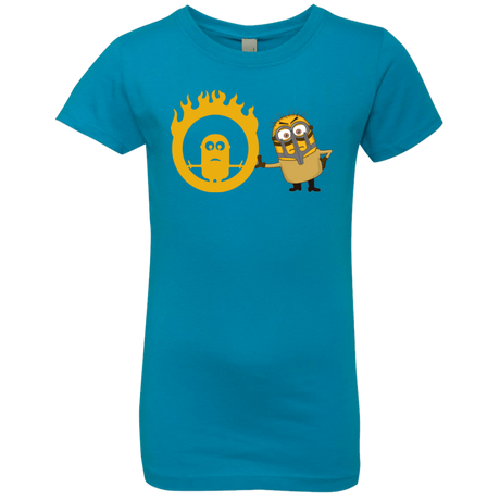 T-Shirts Turquoise / YXS Mad Minion Girls Premium T-Shirt