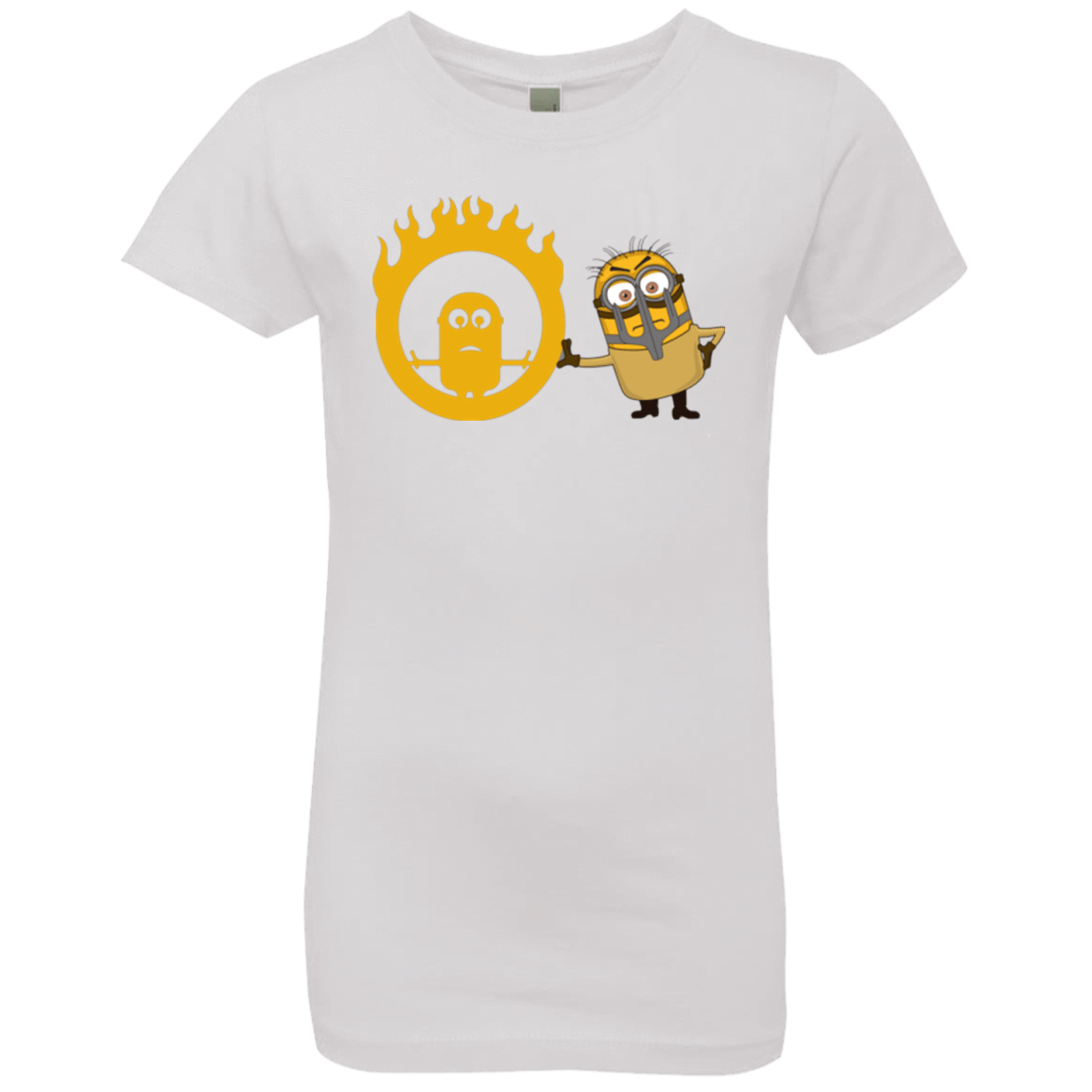 T-Shirts White / YXS Mad Minion Girls Premium T-Shirt