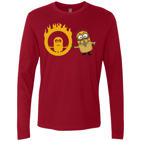 T-Shirts Cardinal / Small Mad Minion Men's Premium Long Sleeve