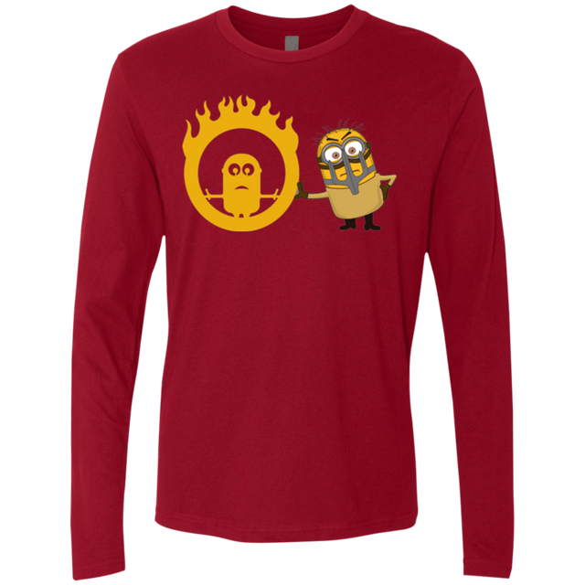 T-Shirts Cardinal / Small Mad Minion Men's Premium Long Sleeve