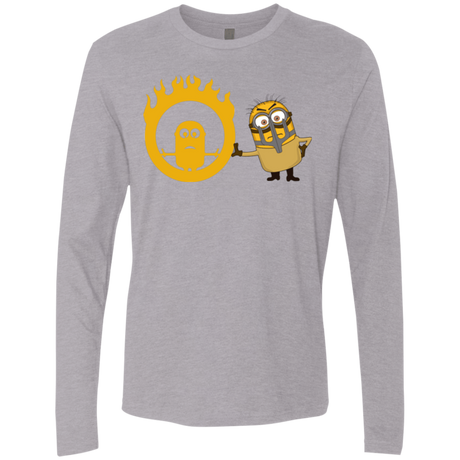 T-Shirts Heather Grey / Small Mad Minion Men's Premium Long Sleeve