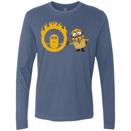 T-Shirts Indigo / Small Mad Minion Men's Premium Long Sleeve