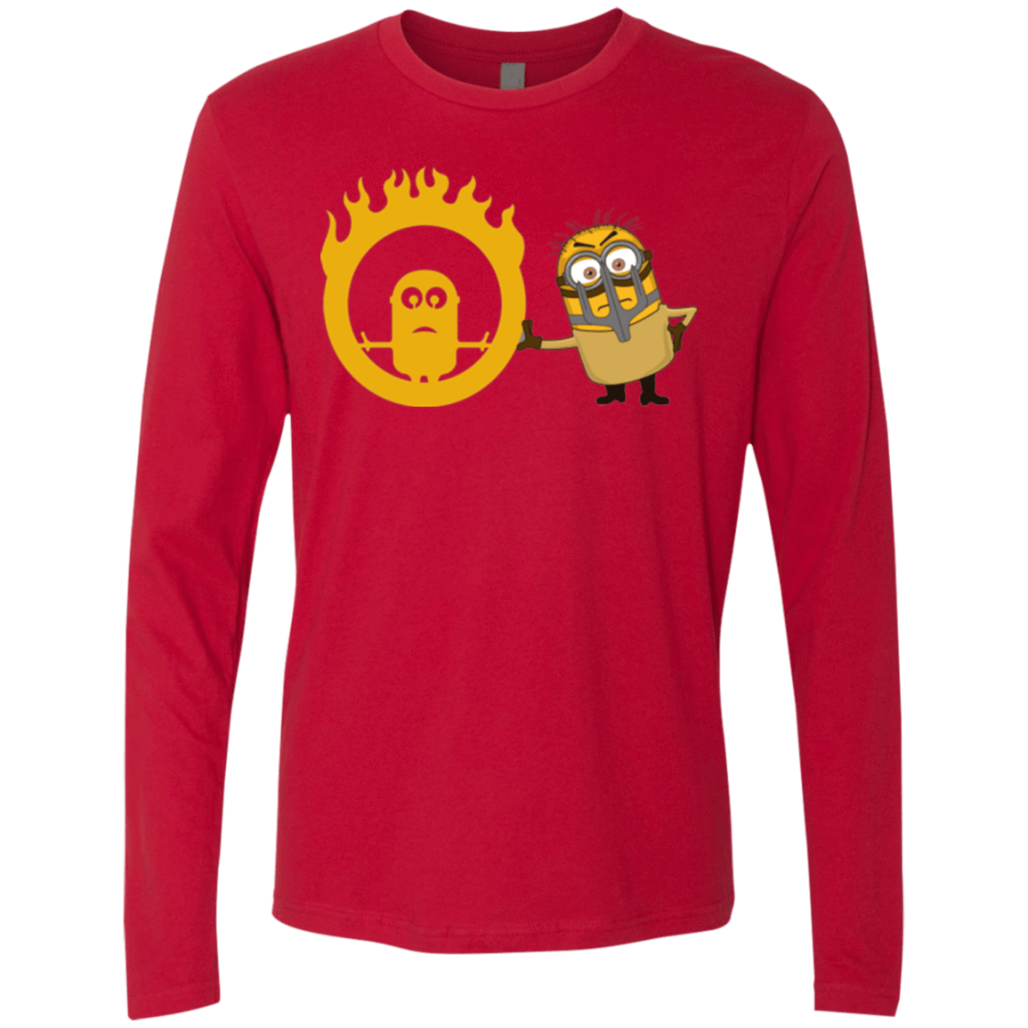 T-Shirts Red / Small Mad Minion Men's Premium Long Sleeve
