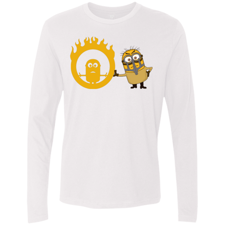 T-Shirts White / Small Mad Minion Men's Premium Long Sleeve