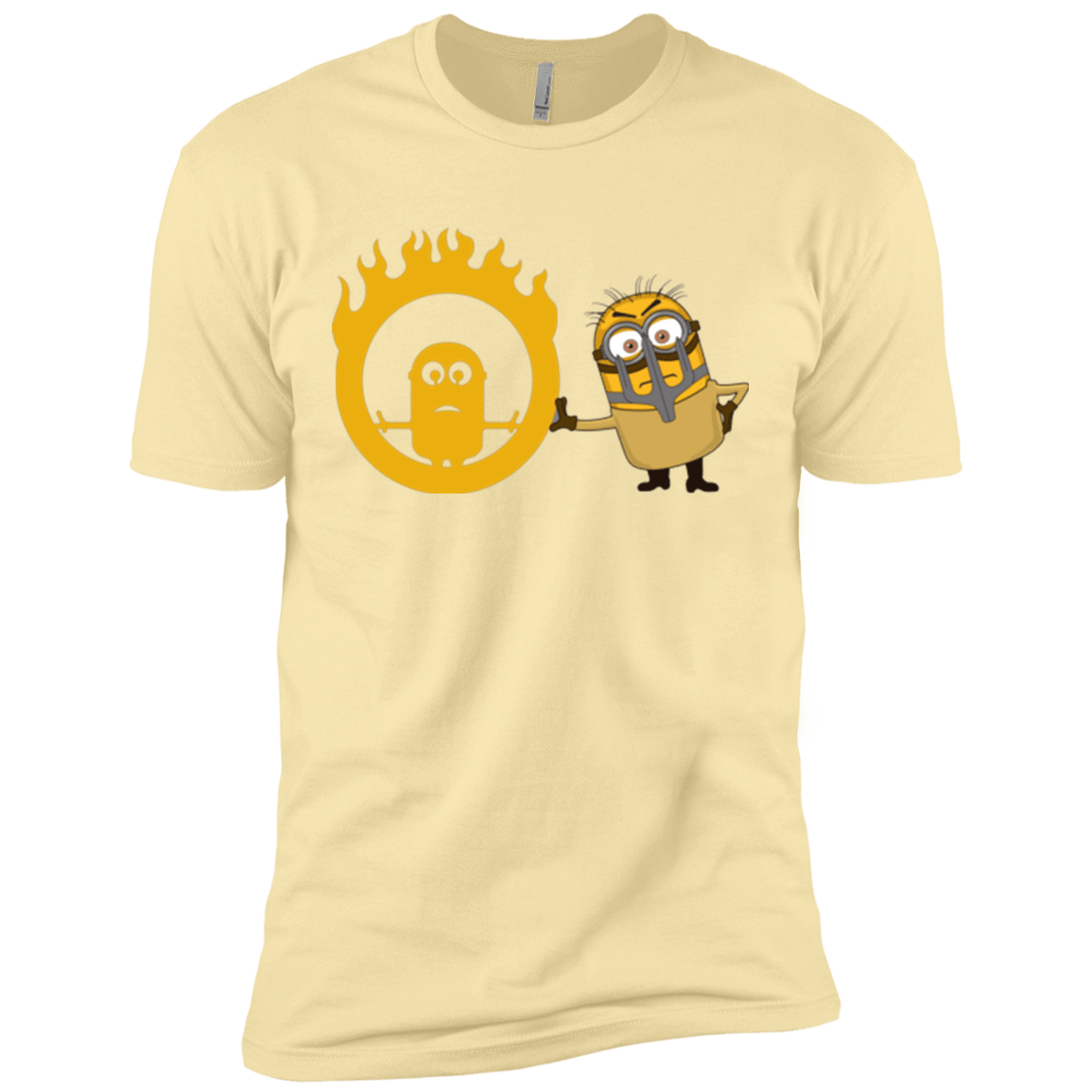 T-Shirts Banana Cream / X-Small Mad Minion Men's Premium T-Shirt