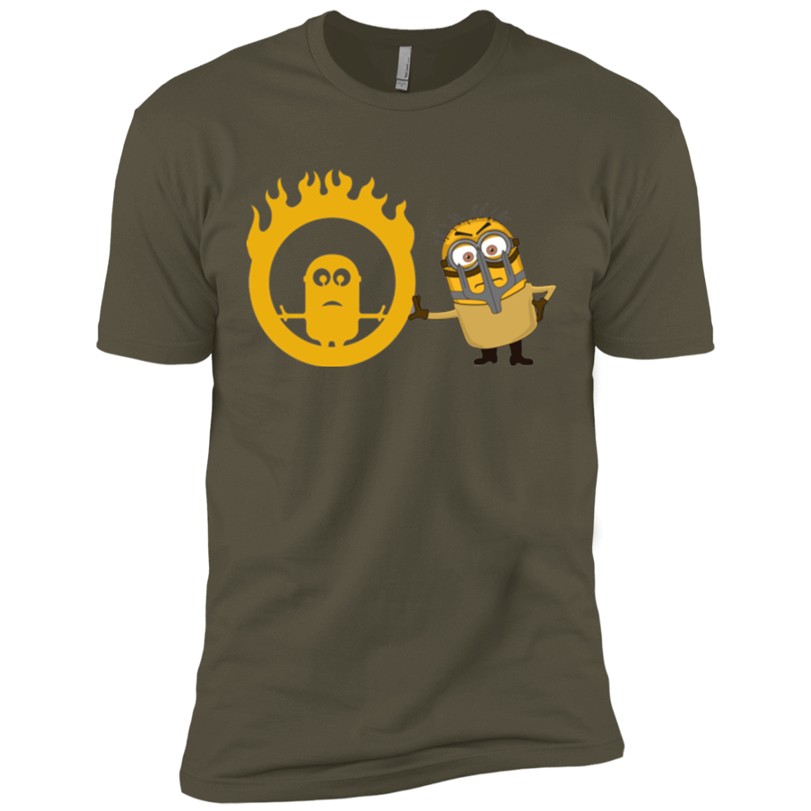 T-Shirts Military Green / X-Small Mad Minion Men's Premium T-Shirt