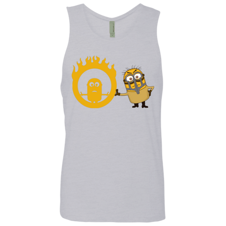 T-Shirts Heather Grey / Small Mad Minion Men's Premium Tank Top