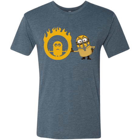 T-Shirts Indigo / Small Mad Minion Men's Triblend T-Shirt