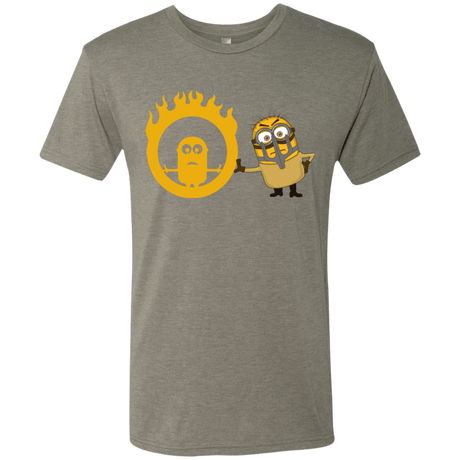 T-Shirts Venetian Grey / Small Mad Minion Men's Triblend T-Shirt