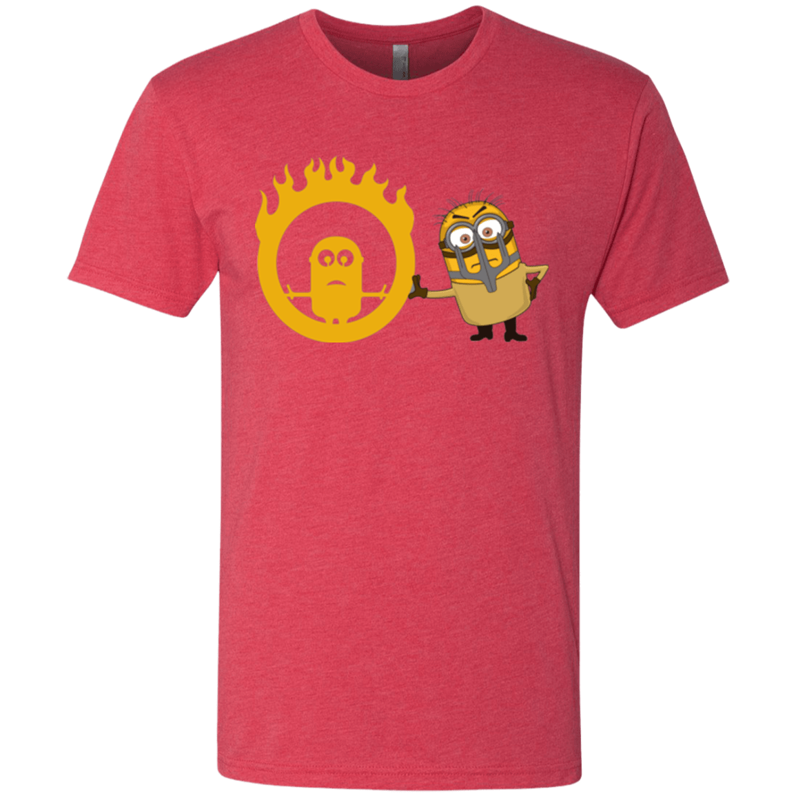 T-Shirts Vintage Red / Small Mad Minion Men's Triblend T-Shirt