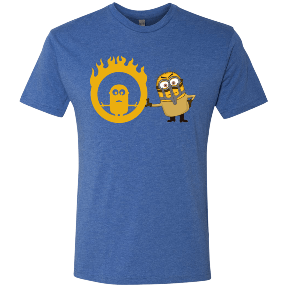 T-Shirts Vintage Royal / Small Mad Minion Men's Triblend T-Shirt