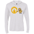 T-Shirts Heather White / X-Small Mad Minion Triblend Long Sleeve Hoodie Tee
