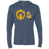 T-Shirts Indigo / X-Small Mad Minion Triblend Long Sleeve Hoodie Tee