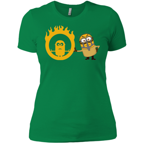 T-Shirts Kelly Green / X-Small Mad Minion Women's Premium T-Shirt