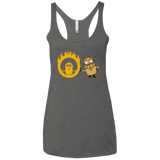 T-Shirts Premium Heather / X-Small Mad Minion Women's Triblend Racerback Tank