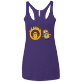 T-Shirts Purple / X-Small Mad Minion Women's Triblend Racerback Tank