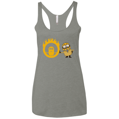 T-Shirts Venetian Grey / X-Small Mad Minion Women's Triblend Racerback Tank