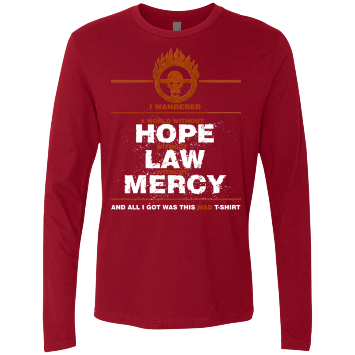 T-Shirts Cardinal / Small MAD Tee Men's Premium Long Sleeve