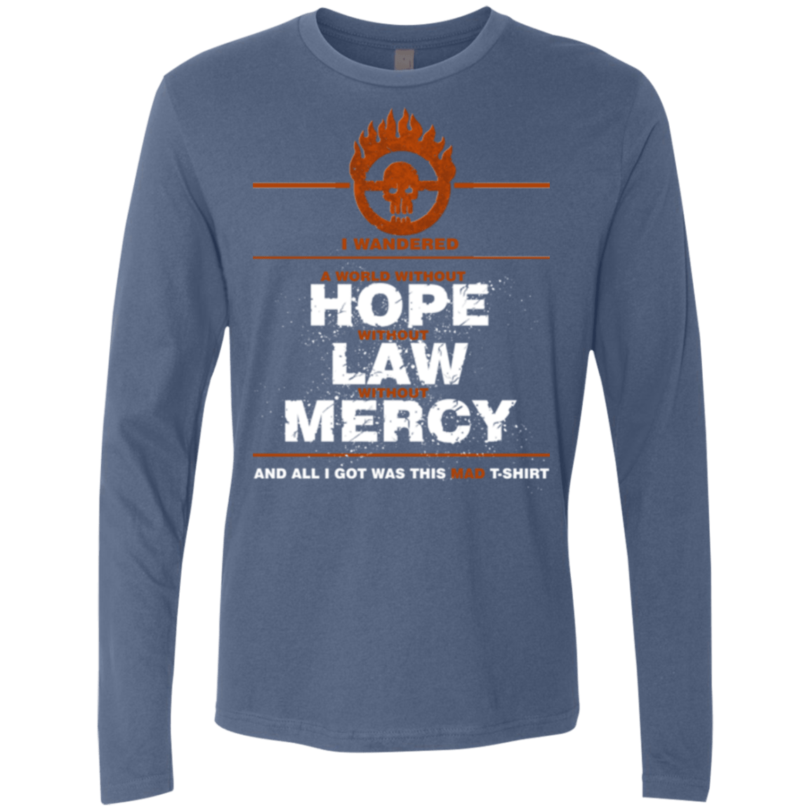 T-Shirts Indigo / Small MAD Tee Men's Premium Long Sleeve