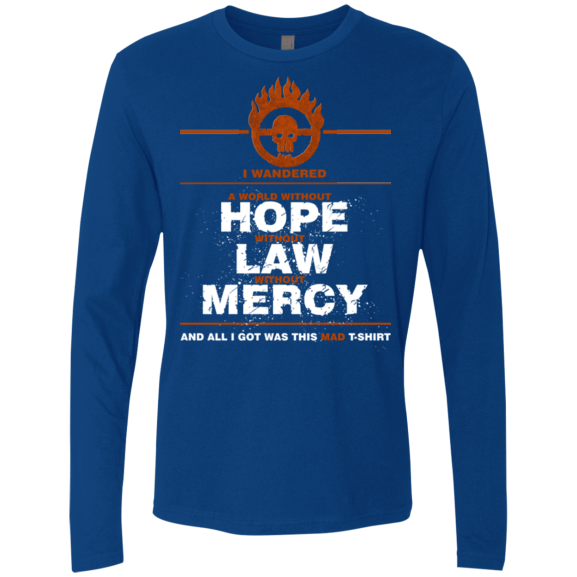 T-Shirts Royal / Small MAD Tee Men's Premium Long Sleeve