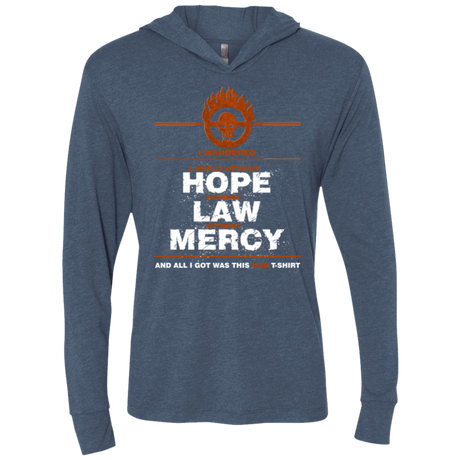 T-Shirts Indigo / X-Small MAD Tee Triblend Long Sleeve Hoodie Tee