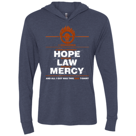 T-Shirts Vintage Navy / X-Small MAD Tee Triblend Long Sleeve Hoodie Tee