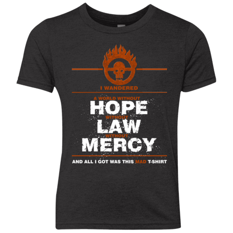 T-Shirts Vintage Black / YXS MAD Tee Youth Triblend T-Shirt