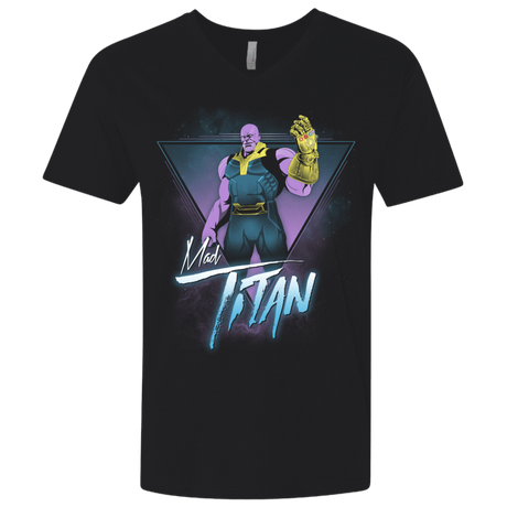 T-Shirts Black / X-Small Mad Titan Men's Premium V-Neck