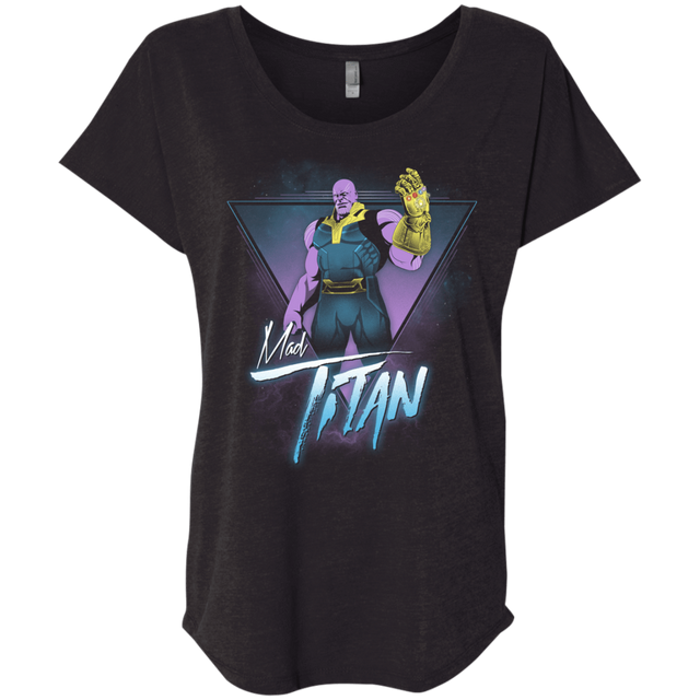 T-Shirts Vintage Black / X-Small Mad Titan Triblend Dolman Sleeve