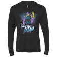 T-Shirts Vintage Black / X-Small Mad Titan Triblend Long Sleeve Hoodie Tee