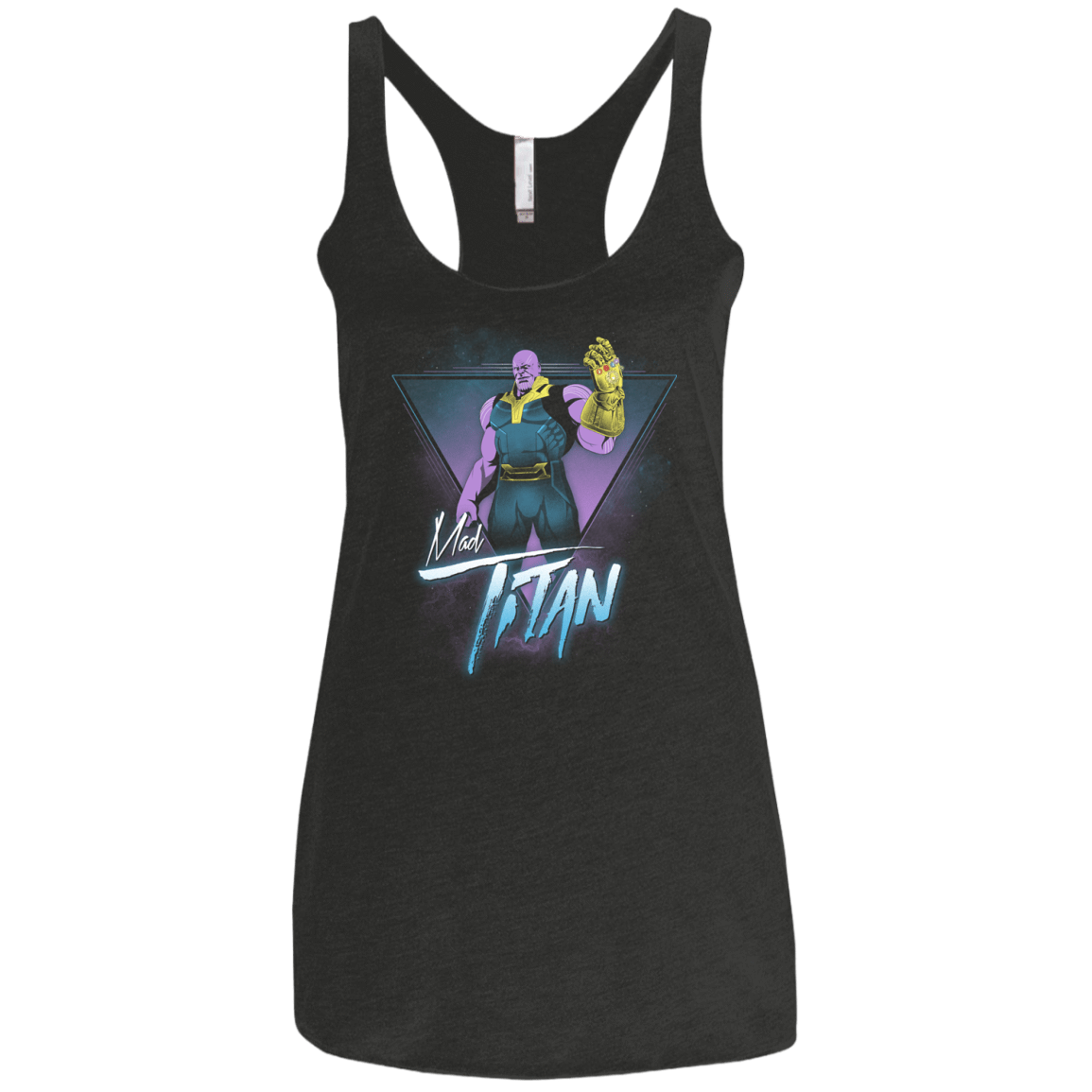 T-Shirts Vintage Black / X-Small Mad Titan Women's Triblend Racerback Tank