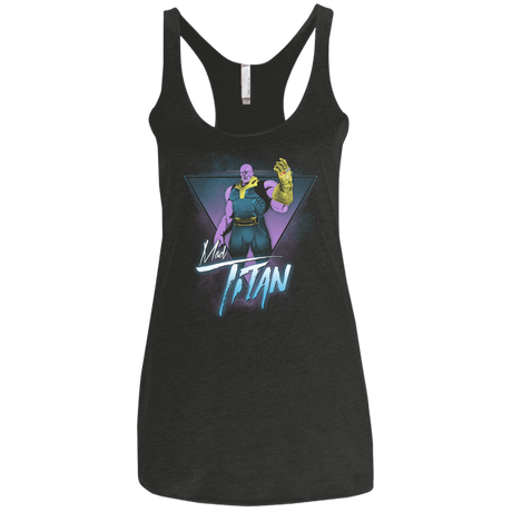 T-Shirts Vintage Black / X-Small Mad Titan Women's Triblend Racerback Tank