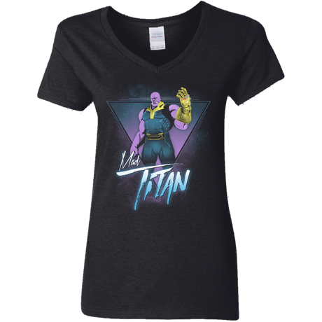 T-Shirts Black / S Mad Titan Women's V-Neck T-Shirt