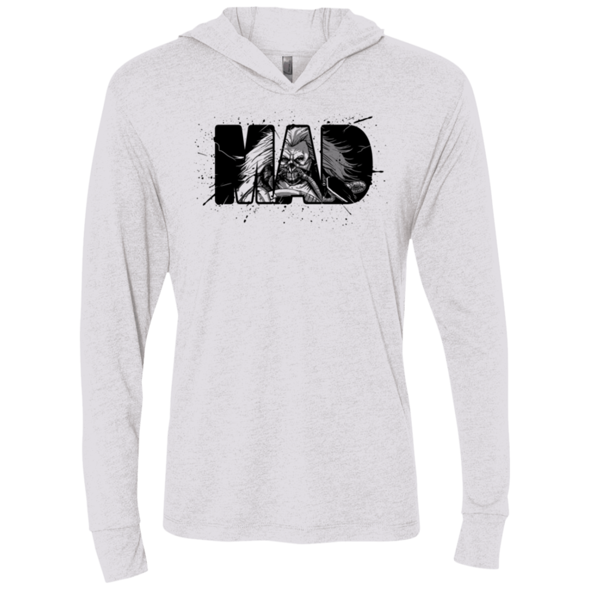 T-Shirts Heather White / X-Small MAD Triblend Long Sleeve Hoodie Tee