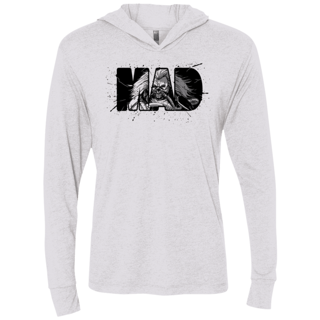 T-Shirts Heather White / X-Small MAD Triblend Long Sleeve Hoodie Tee