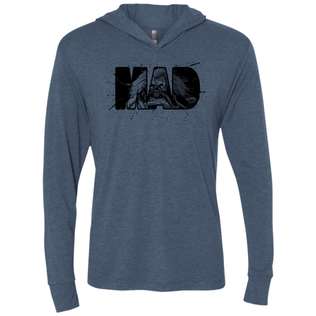 T-Shirts Indigo / X-Small MAD Triblend Long Sleeve Hoodie Tee
