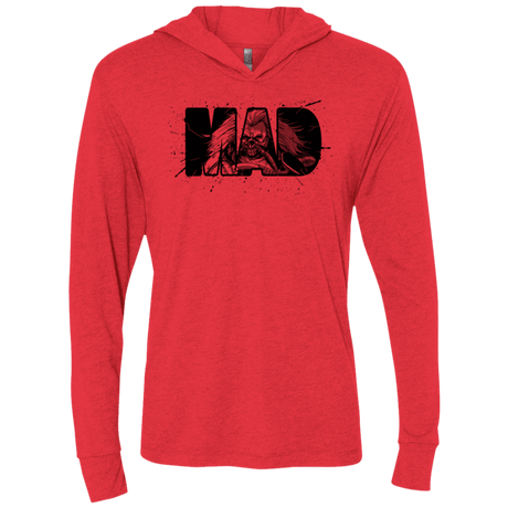 T-Shirts Vintage Red / X-Small MAD Triblend Long Sleeve Hoodie Tee