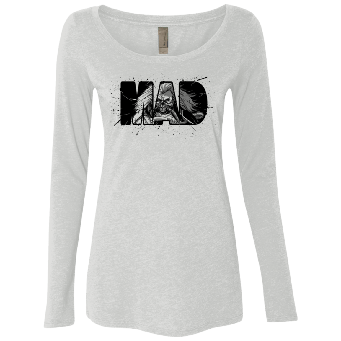 T-Shirts Heather White / Small MAD Women's Triblend Long Sleeve Shirt