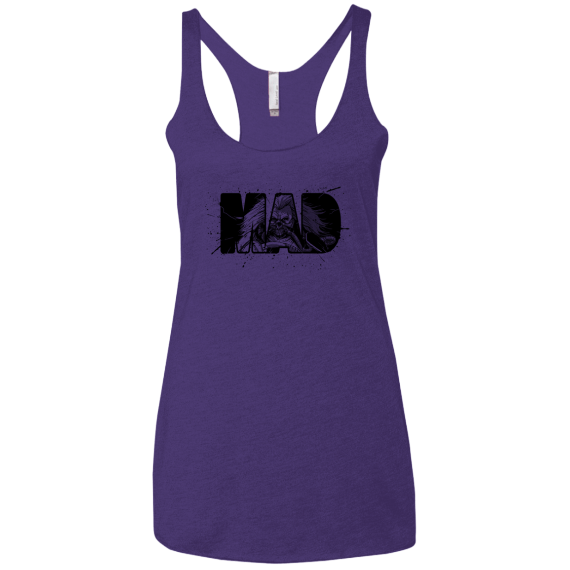 T-Shirts Purple / X-Small MAD Women's Triblend Racerback Tank