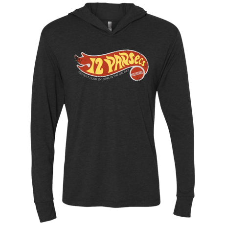 T-Shirts Vintage Black / X-Small Made By Kessel Triblend Long Sleeve Hoodie Tee