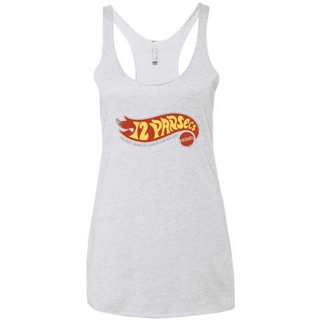 T-Shirts Heather White / X-Small Made By Kessel Women's Triblend Racerback Tank
