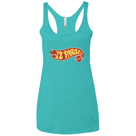 T-Shirts Tahiti Blue / X-Small Made By Kessel Women's Triblend Racerback Tank