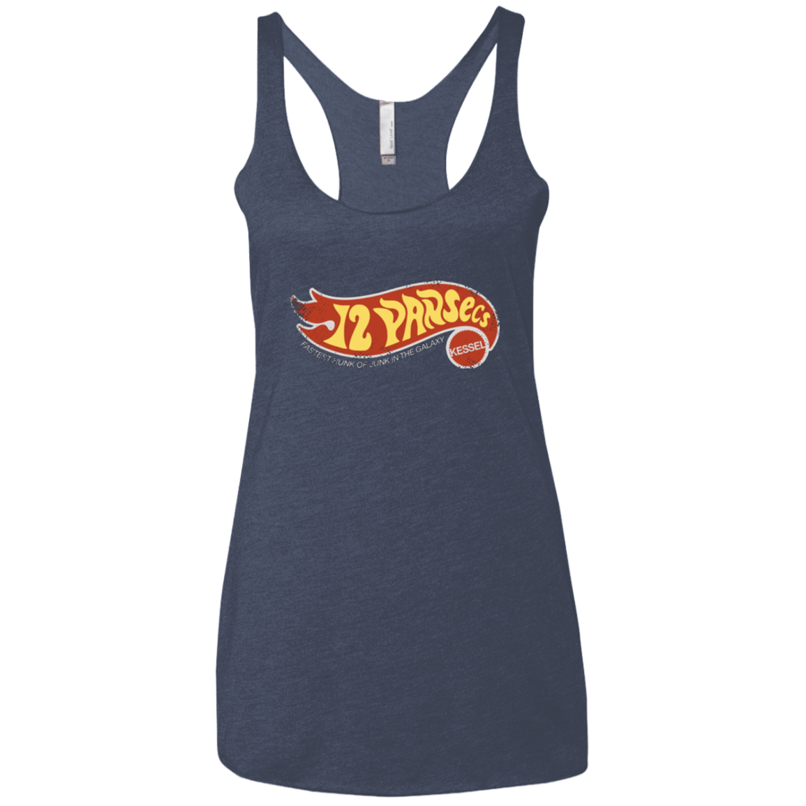 T-Shirts Vintage Navy / X-Small Made By Kessel Women's Triblend Racerback Tank