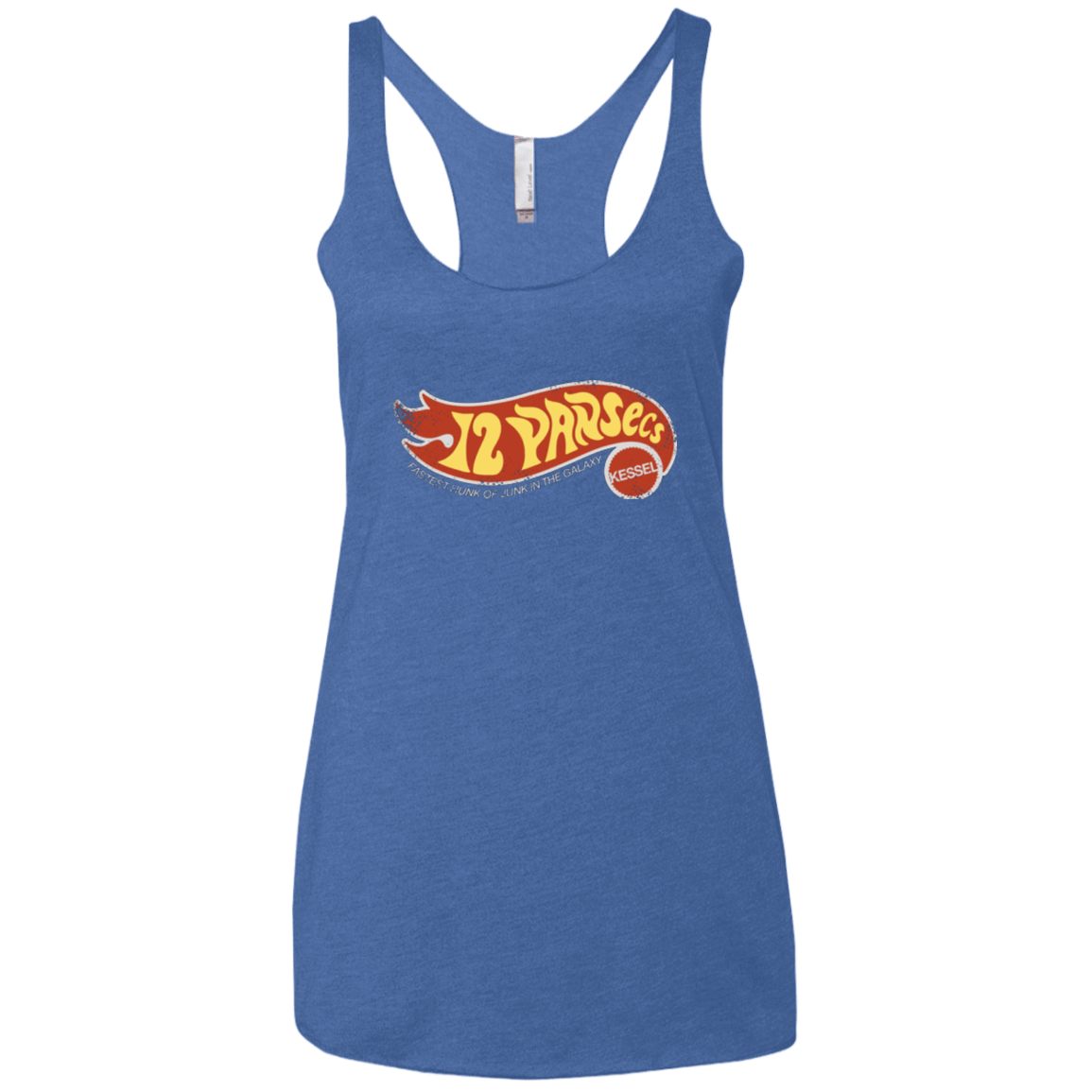 T-Shirts Vintage Royal / X-Small Made By Kessel Women's Triblend Racerback Tank