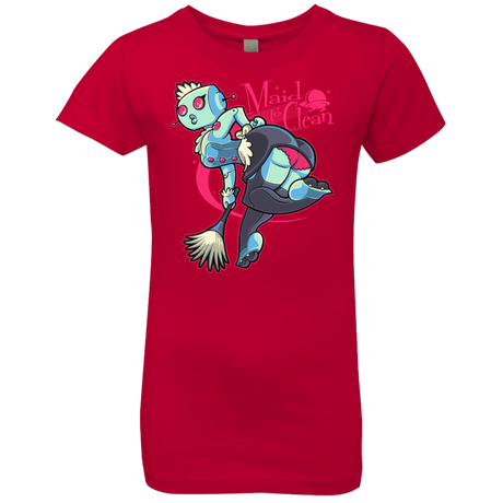 T-Shirts Red / YXS Made To Clean Girls Premium T-Shirt