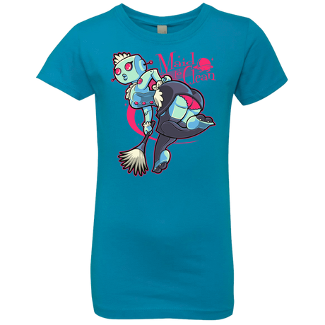 T-Shirts Turquoise / YXS Made To Clean Girls Premium T-Shirt