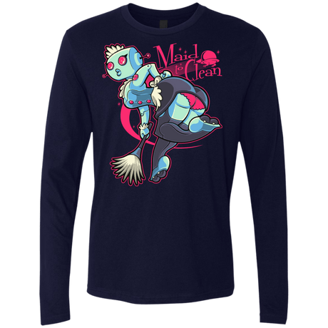 T-Shirts Midnight Navy / Small Made To Clean Men's Premium Long Sleeve