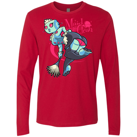 T-Shirts Red / Small Made To Clean Men's Premium Long Sleeve