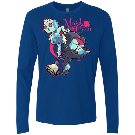 T-Shirts Royal / Small Made To Clean Men's Premium Long Sleeve