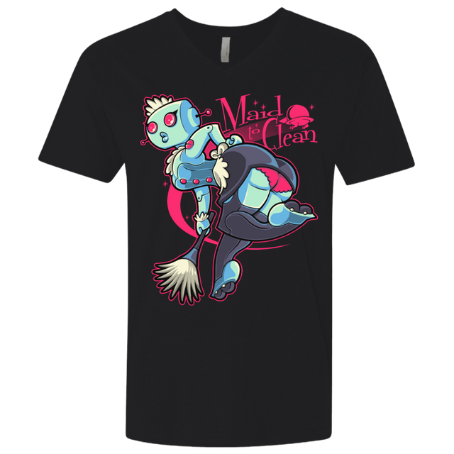 T-Shirts Black / X-Small Made To Clean Men's Premium V-Neck